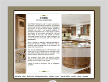 Tablet Screenshot of corkfittedfurniture.com